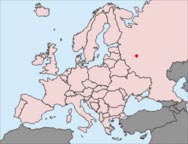 Location of Moscow