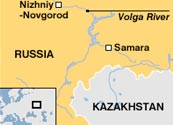 Location of Samara